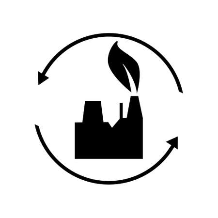 Renewable energy vector icon. alternative energy illustration sign. recycling symbol. eco logo.のイラスト素材