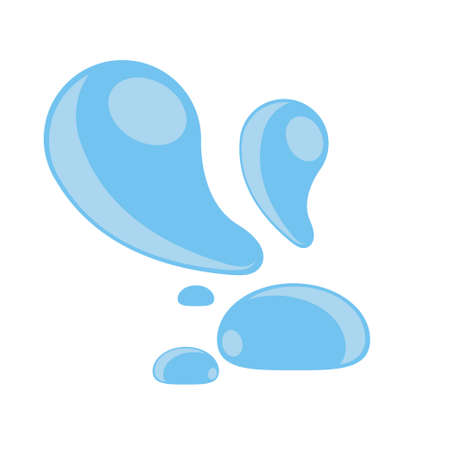 Water splash icon vector. drop illustration sign. ocean symbol. sea logo. water source mark.のイラスト素材