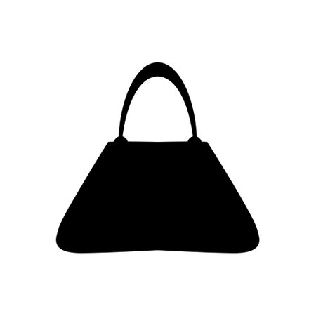 Handbag icon vector. Purse illustration sign. reticule symbol. bag logo.のイラスト素材