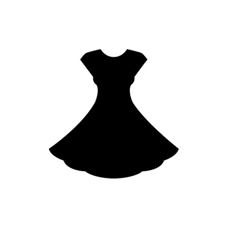 Dress icon vector set. frock illustration sign collection. fashion symbol or logo.のイラスト素材
