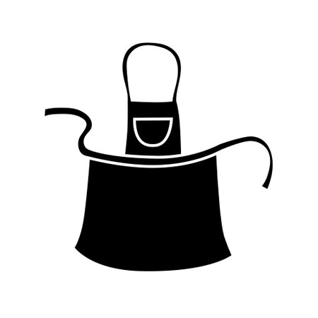 Apron icon vector set. Robe illustration sign collection. pinafore symbol or logo.のイラスト素材