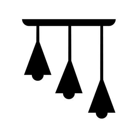 Chandelier icon vector. luster illustration sign. luster symbol or logo.のイラスト素材