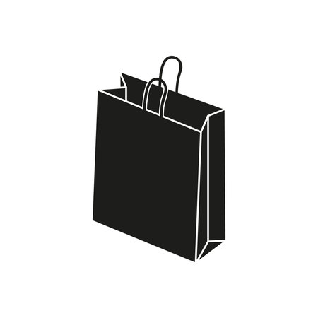 Paper bag icon vector. Packet illustration sign. package symbol or logo.のイラスト素材