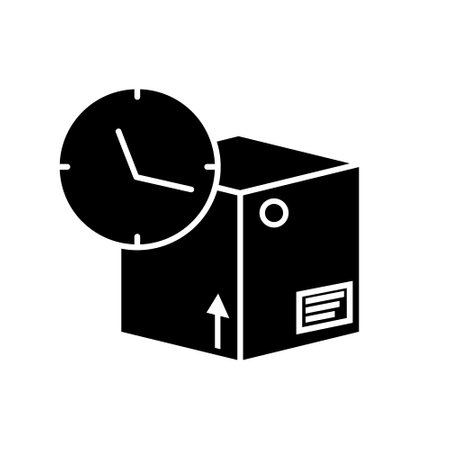 Parcel icon vector. delivery illustration sign. mail. post symbol. mail logo.のイラスト素材