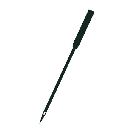 Sewing Needle icon vector. Needle thread illustration sign. Sewing symbol. seamstress logo.のイラスト素材