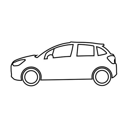 Automobile icon vector. car illustration sign collection. vehicle symbol. auto logo.のイラスト素材