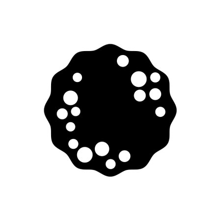 cookie icon vector. Confectionery illustration sign. pastry symbol. Confection logo.のイラスト素材
