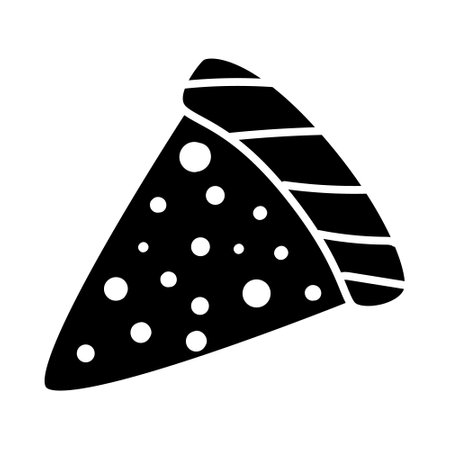 Pizza vector icon. Pizzeria illustration sign. fast food symbol. food logo.のイラスト素材