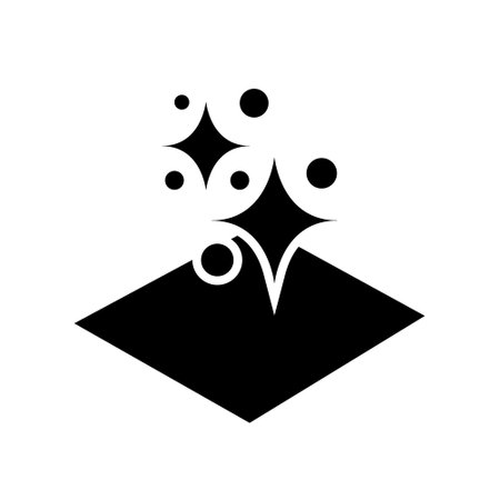 Clean surface vector icon. Easy cleaning illustration sign or symbol.のイラスト素材