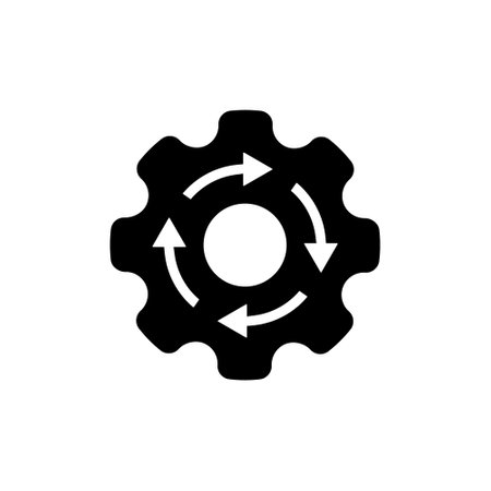 Update system vector icon. Update system illustration symbol. install sign or logo.のイラスト素材