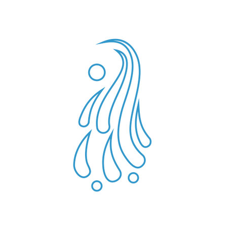 splash vector icon. water illustration symbol. sea ââor ocean sign or logo.のイラスト素材