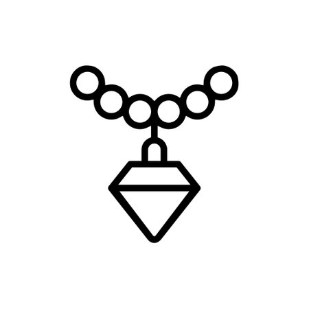 Jewel icon vector. jewelry illustration sign. bijouterie symbol or logo.のイラスト素材