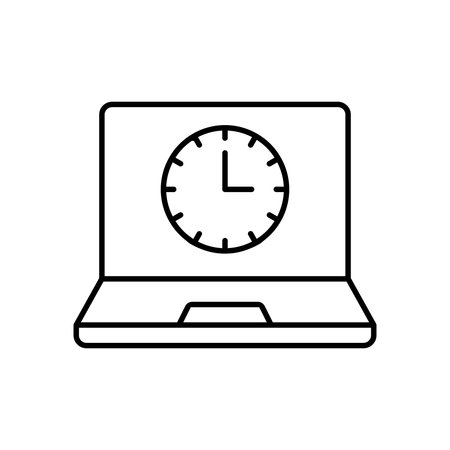 Time management icon vector. deadline illustration sign. timeline symbol or logo.のイラスト素材