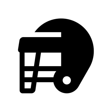 Hockey helmet icon vector. Hockey illustration sign. Sport symbol or logo.のイラスト素材