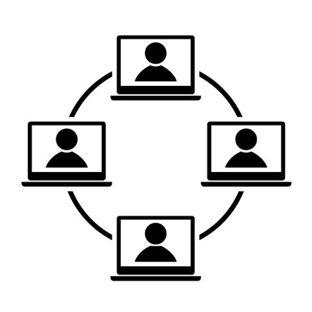 Network connection icon vector. Internet illustration sign. net symbol or logo.のイラスト素材