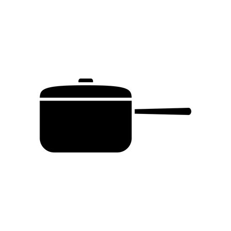 Pot icon vector. kitchen illustration sign. kitchenware symbol. food logo.のイラスト素材