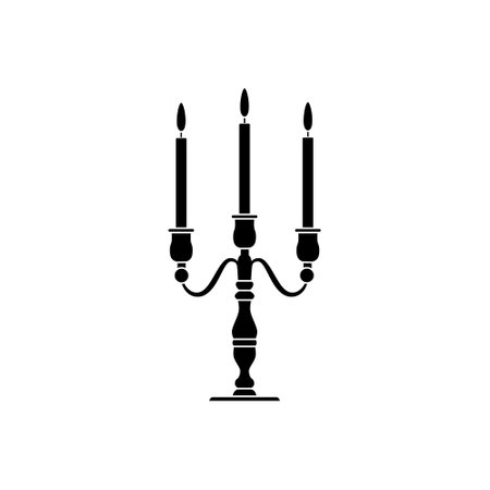 Candle stick icon vector. Candle illustration sign. light symbol or logo.のイラスト素材
