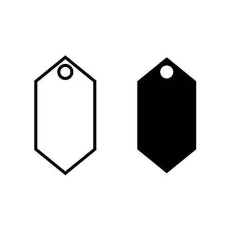 Price vector icon set. tag illustration sign collection. Sales symbol or logo.のイラスト素材