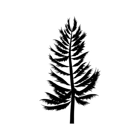 Pine tree icon vector. Christmas tree illustration sign. Pine symbol or logo.のイラスト素材