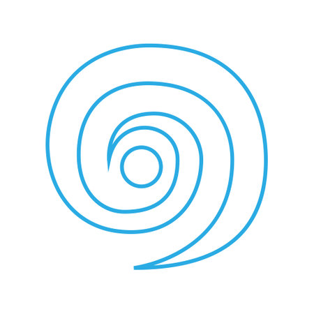 Seashell icon vector. Shell illustration sign. Sea life symbol or logo.のイラスト素材