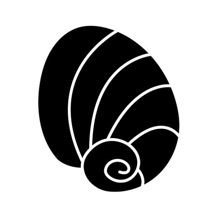 Seashell icon vector set. Shell illustration sign collection. Sea life symbol or logo.のイラスト素材