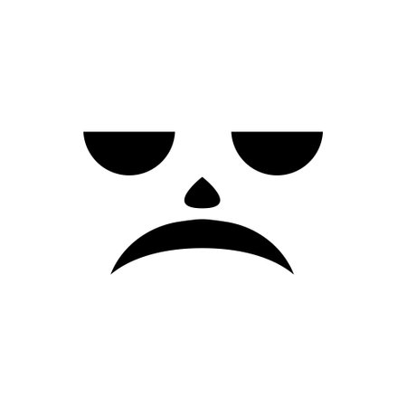 Halloween Face icon vector. Scary face illustration sign. Pumpkin face symbol or  .のイラスト素材