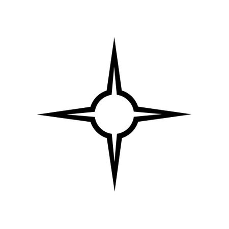 Sparkles icon vector. Twinkling stars illustration sign. Shining burst symbol. Star logo.のイラスト素材