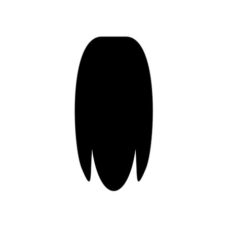 Beard icon vector. barbershop illustration sign. hairdresser symbol.のイラスト素材