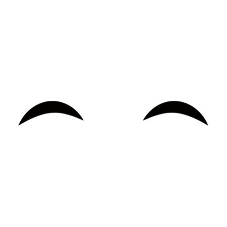 Brows icon vector. Mustache illustration sign. Barberry shop symbol or logo.のイラスト素材