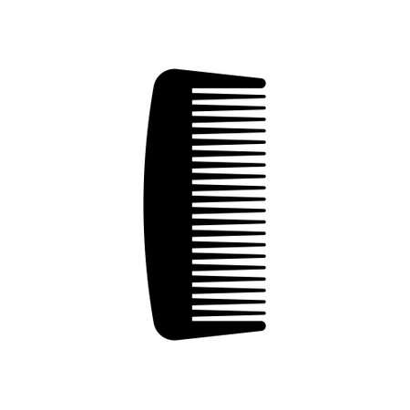 Comb icon vector. Hairstyle illustration sign. Salon symbol. Barbershop logo.のイラスト素材