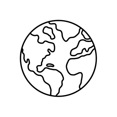 planet icon vector. astronomy illustration sign. space symbol. science logo.のイラスト素材