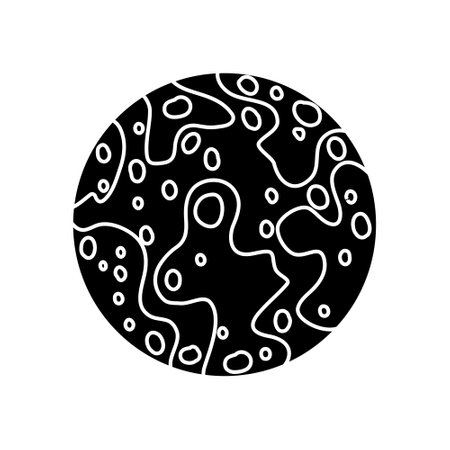 planet icon vector. astronomy illustration sign. space symbol. science logo.のイラスト素材