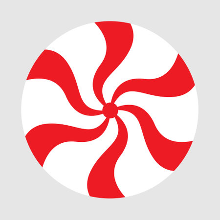 Peppermint Candy icon vector. Sweet illustration sign. Candy symbol. Dessert logo.のイラスト素材