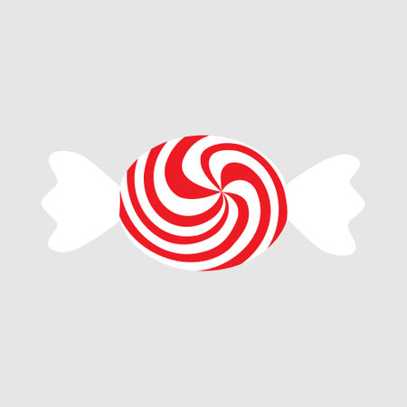 Peppermint Candy icon vector. Sweet illustration sign. Candy symbol. Dessert logo.のイラスト素材