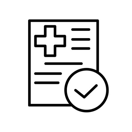 Medical history vector icon set. Health illustration sign collection. Blood tes symbol.のイラスト素材