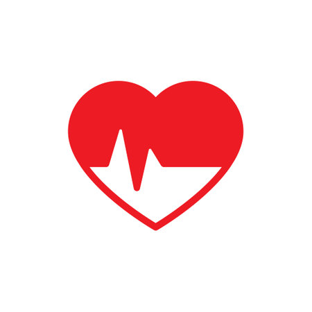 Cardiogram vector icon. heart diagnosis report vector illustration sign. medical symbol.のイラスト素材