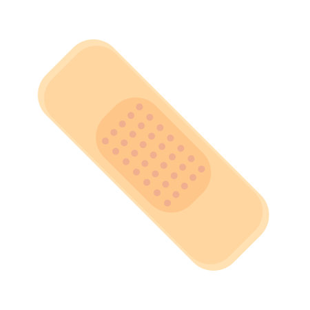 Adhesive plaster icon vector. Wound illustration sign. Corn symbol or logo.のイラスト素材