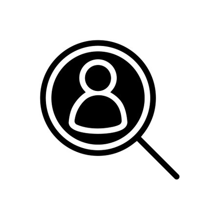 search icon vector. increase illustration sign. magnifier symbol or logo.のイラスト素材