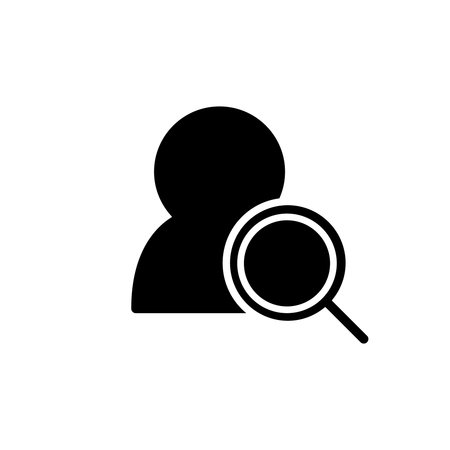 search icon vector. increase illustration sign. magnifier symbol or logo.のイラスト素材