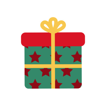 Christmas Presents icon vector. Christmas box illustration sign. Christmas Gift symbol. Christmas logo.のイラスト素材