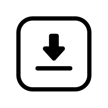 Download icon vector. Upload button illustration. Load symbol or logo.のイラスト素材