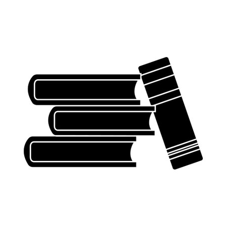 Books icon vector. Library illustration sign. Archive symbol. Textbooks logo.のイラスト素材