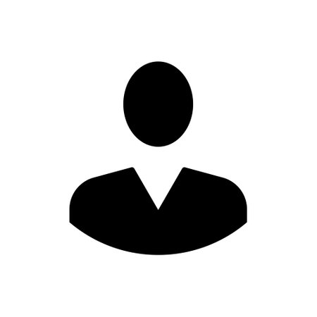 User icon vector. People illustration sign. Man symbol. Avatar logo.のイラスト素材