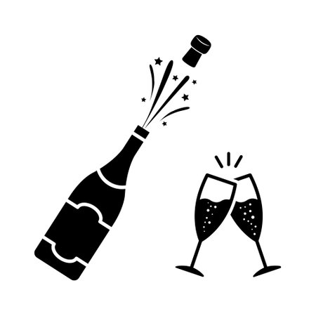 Celebration icon vector. holiday illustration sign. Party symbol. event logo.のイラスト素材