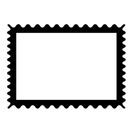 Picture frame icon vector. Frame illustration sign. Photo symbol or logo.のイラスト素材