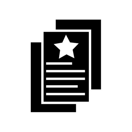 Wish List icon vector. achievement illustration sign. check list symbol.のイラスト素材
