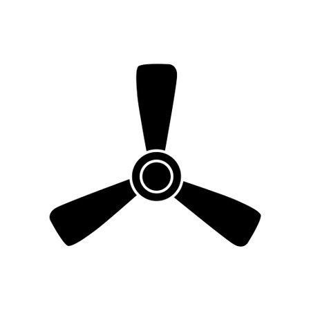Propeller icon vector set. Screw illustration sign. Blade symbol or logo.のイラスト素材