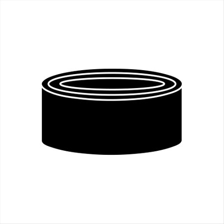 Tin icon vector. Canned food illustration sign. Long lasting food symbol or logo.のイラスト素材