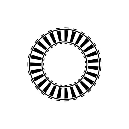 Railways icon vector. Rails illustration sign. Train symbol. Locomotive logo.のイラスト素材