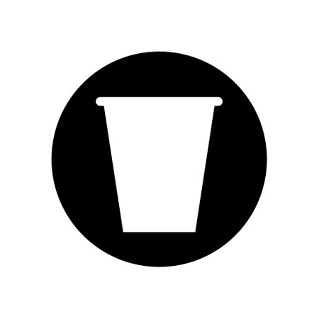 trash can icon. trash can vector icon. trash can iconのイラスト素材